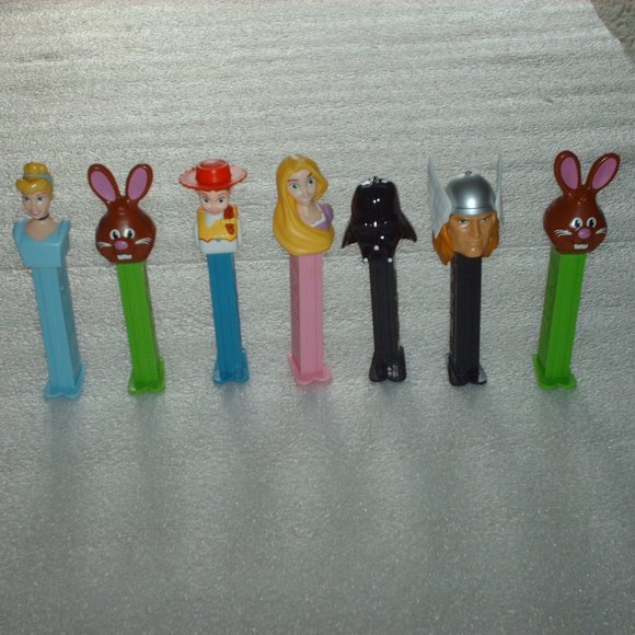 Disney, Star Wars and Marvel Pez dispensers